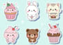 create cute kawaii chibi stickers, doodles, and custom illustrations